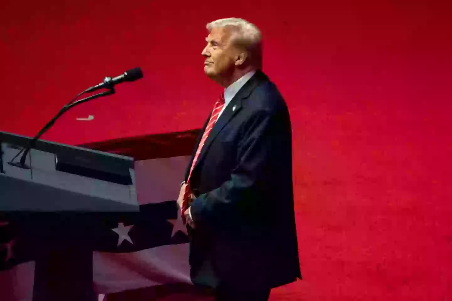 Trump revealed that a mystery group of wealthy individuals are ready to buy TikTok soon (Kevin Carter/Getty Images)