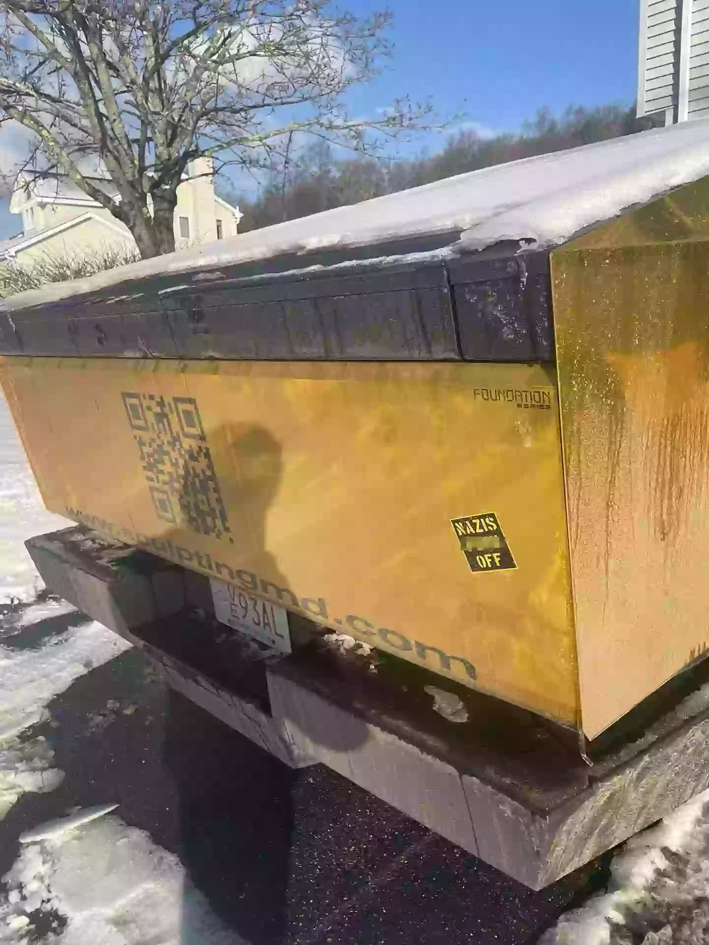 Kumait Jaroje says someone stuck the obscene sticker on his Cybertruck ( X / Kumait Jaroje)