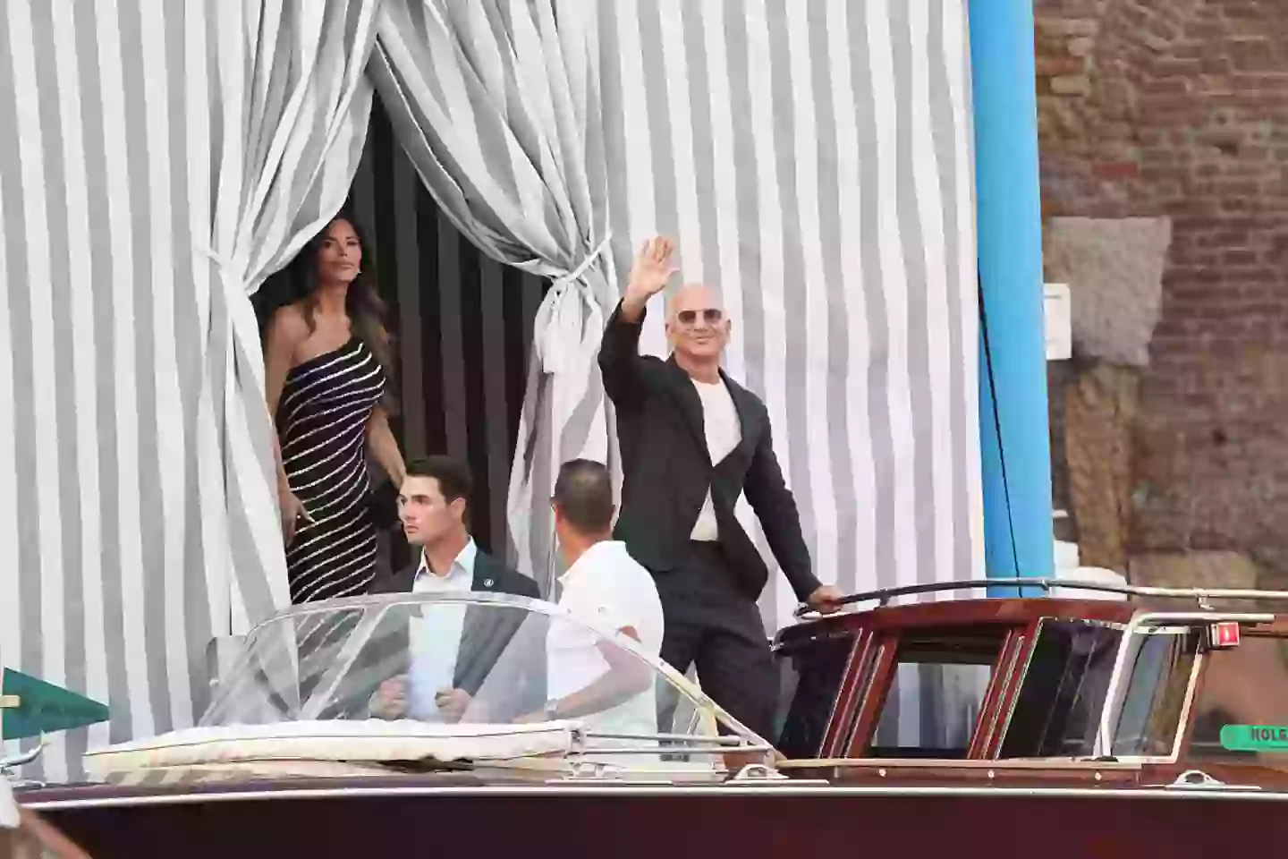 Jeff Bezos and Lauren Sanchez have been spotted in Venice ahead of their wedding (Ernesto S. Ruscio/GC Images/Getty Images)