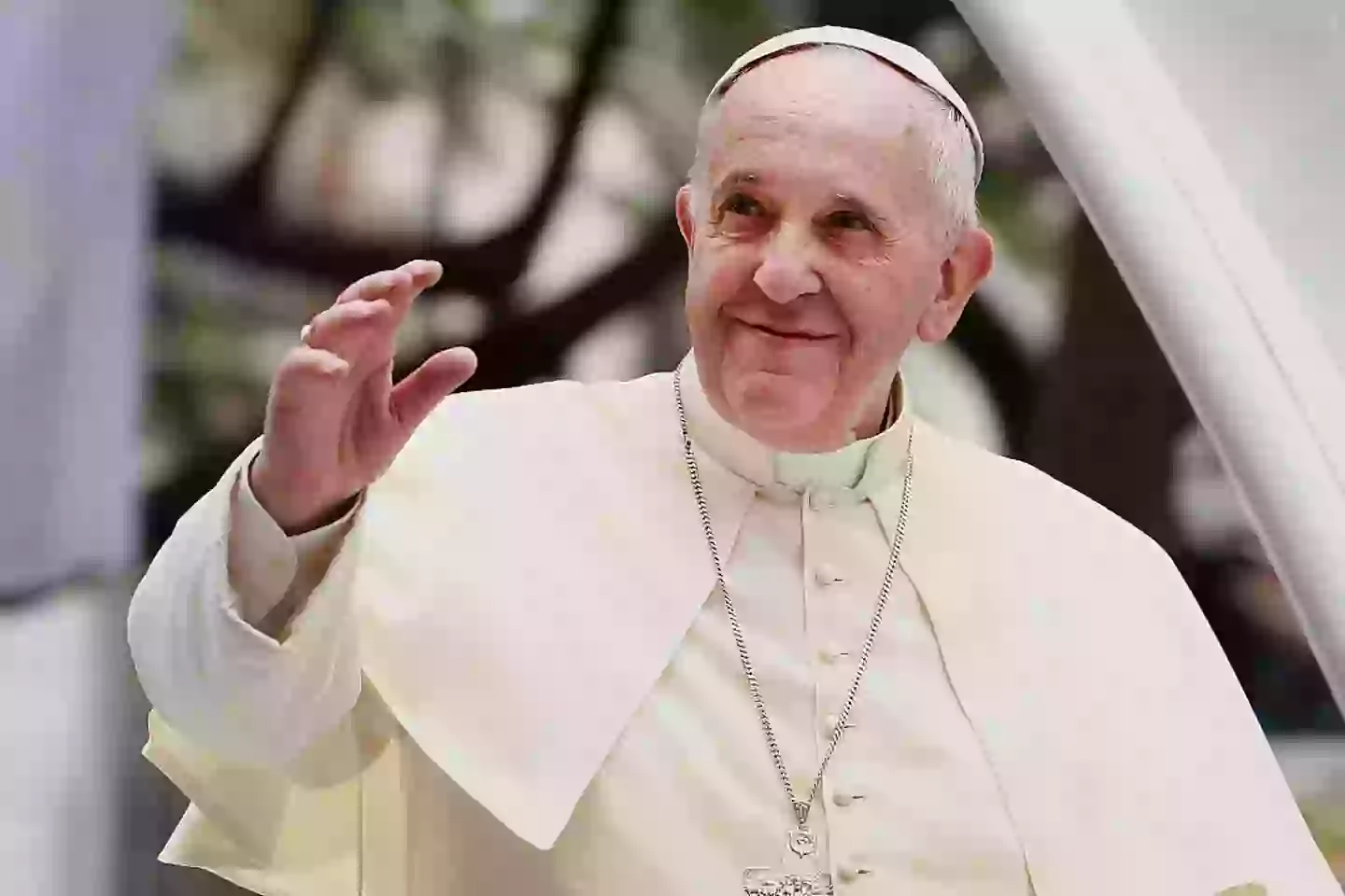 One of the late pope's final wishes is that we all favor human interaction over engagement with screens and technology (Lisa Maree Williams/Getty Images)