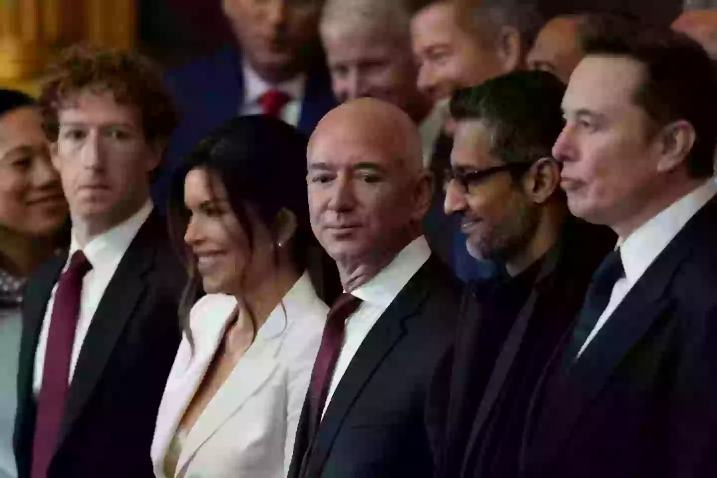 Musk, Zuckerberg, and Bezos lost $42.6 billion combined overnight through stock market drops (Julia Demaree Nikhinson - Pool/Getty Images)