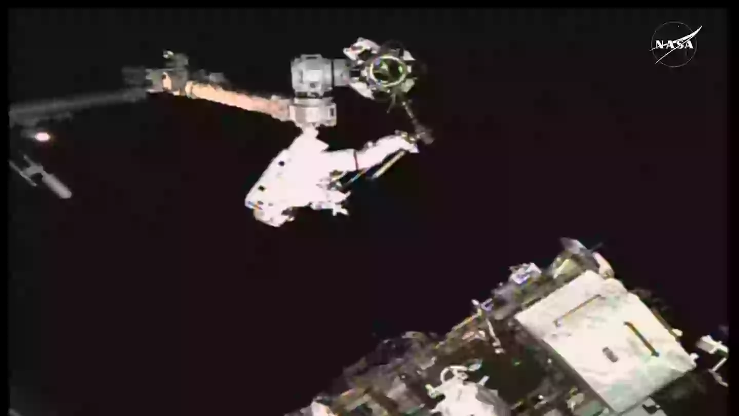 Both have conducted spacewalks in their time upon the ISS, which they wouldn't have been able to otherwise (YouTube/NASA)