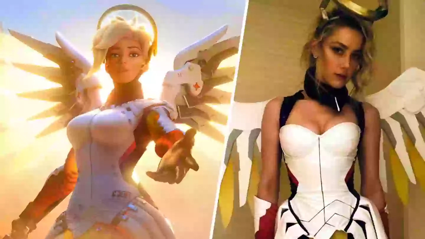 Elon Musk had ex Amber Heard cosplay as Overwatch’s Mercy