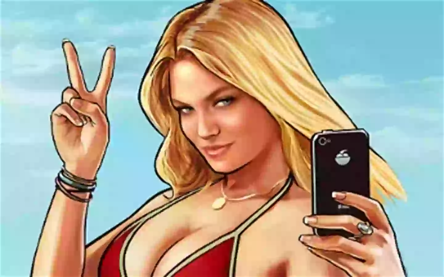 GTAV woman with phone