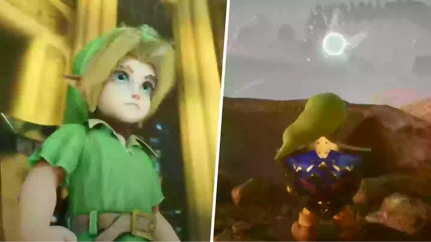 Zelda: Ocarina Of Time remake shows off an unforgettable moment