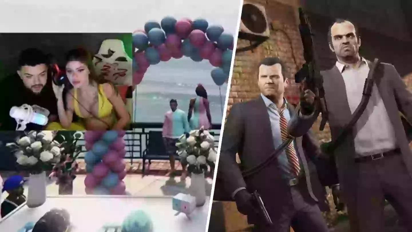 GTA 5 gamer holds gender reveal party in Los Santos