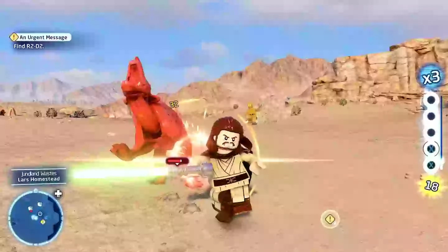 Qui-Gon outside the Lar’s Place /