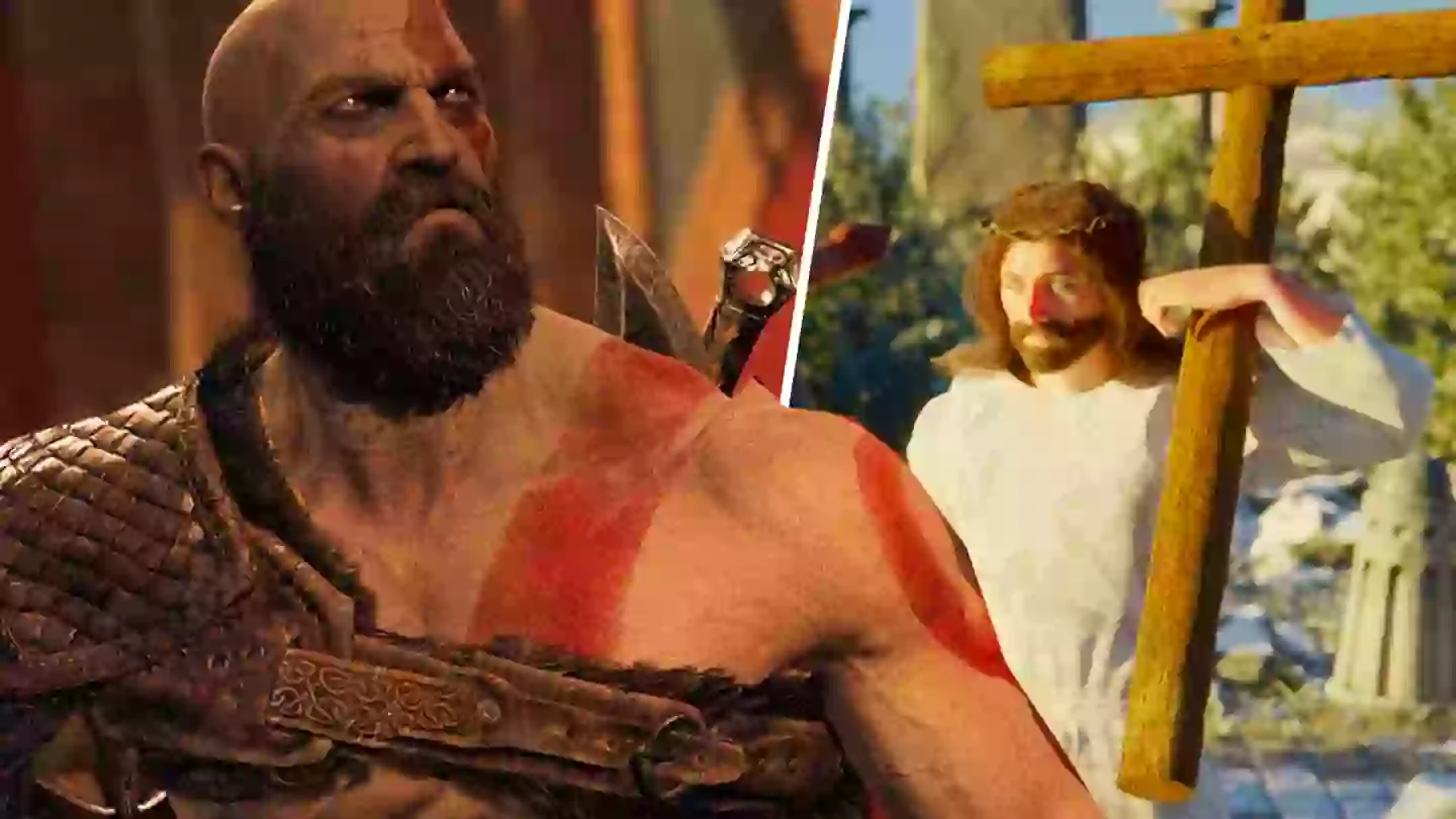 God Of War’s Kratos finally faces Jesus Christ, and it’s excellent