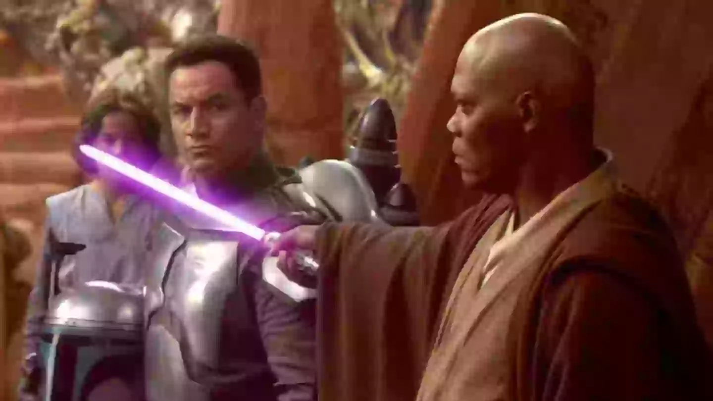 Star Wars fans obsessed with real reason Mace Windu’s lightsaber is purple