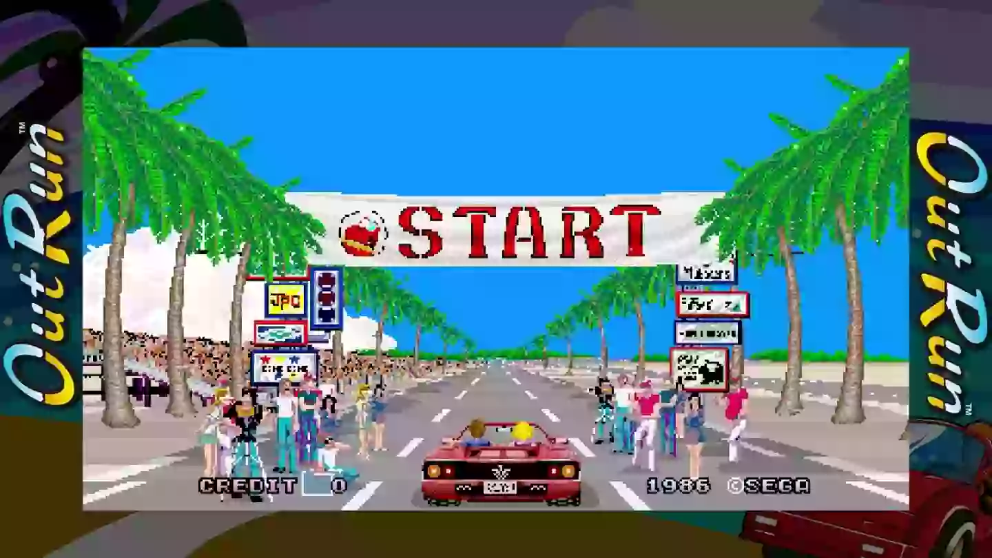 The SEGA AGES Switch release of OutRun /