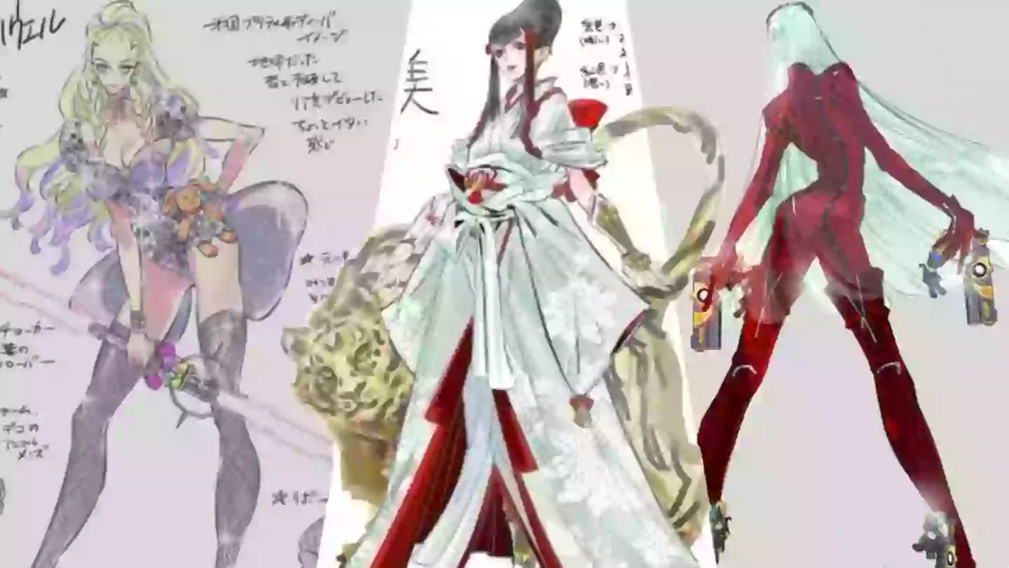 Soul Caliber, Okami and Bayonetta 2 concept art / Credit Mari Shimazaki