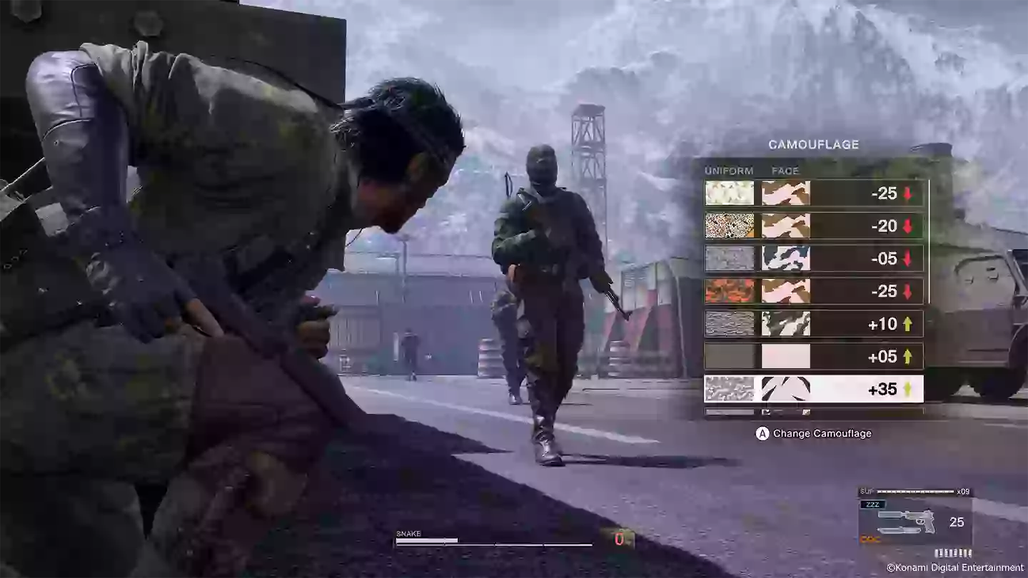 Metal Gear Solid Delta: Snake Eater, Konami