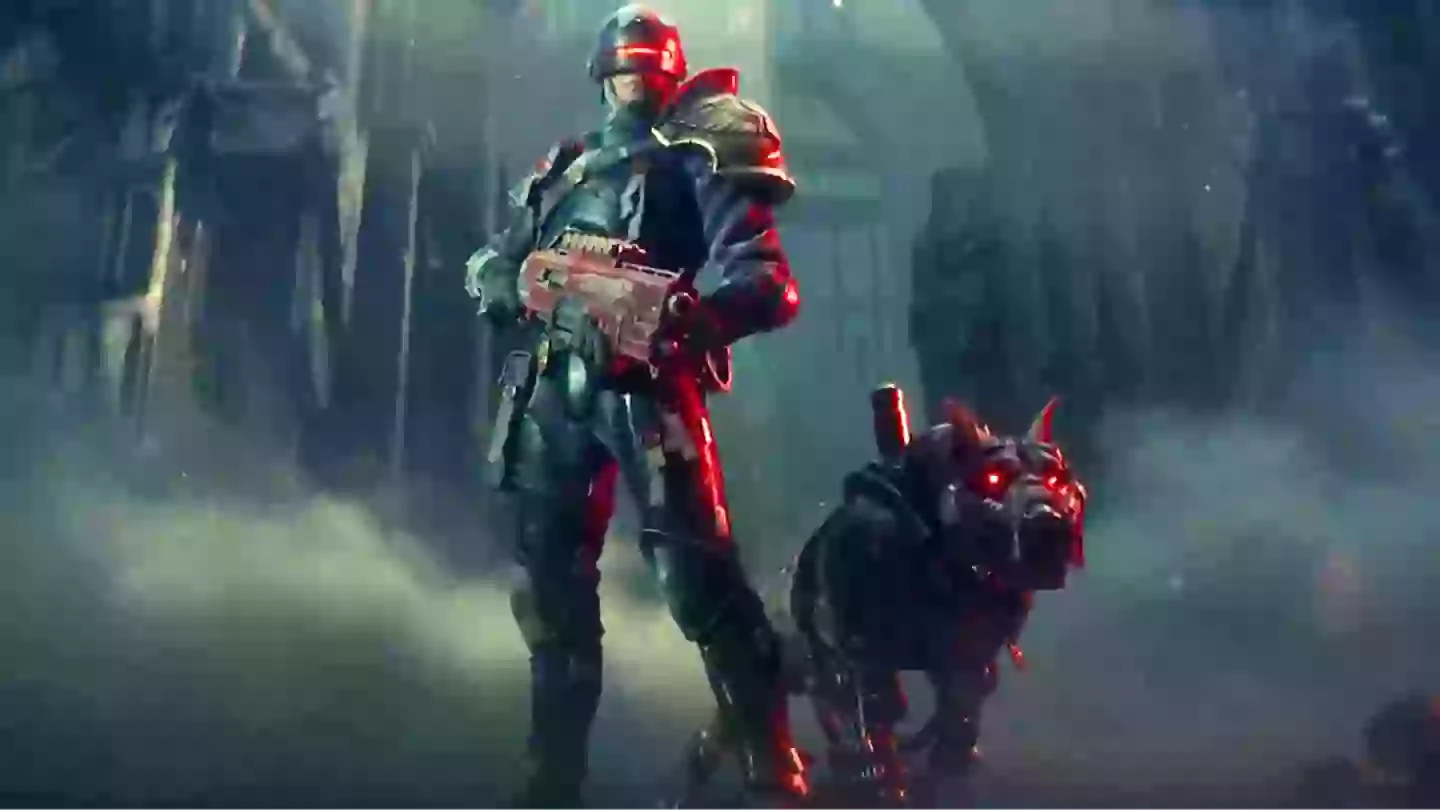 Warhammer 40k Darktide's new class gives you a cyber dog companion, yes it's awesome