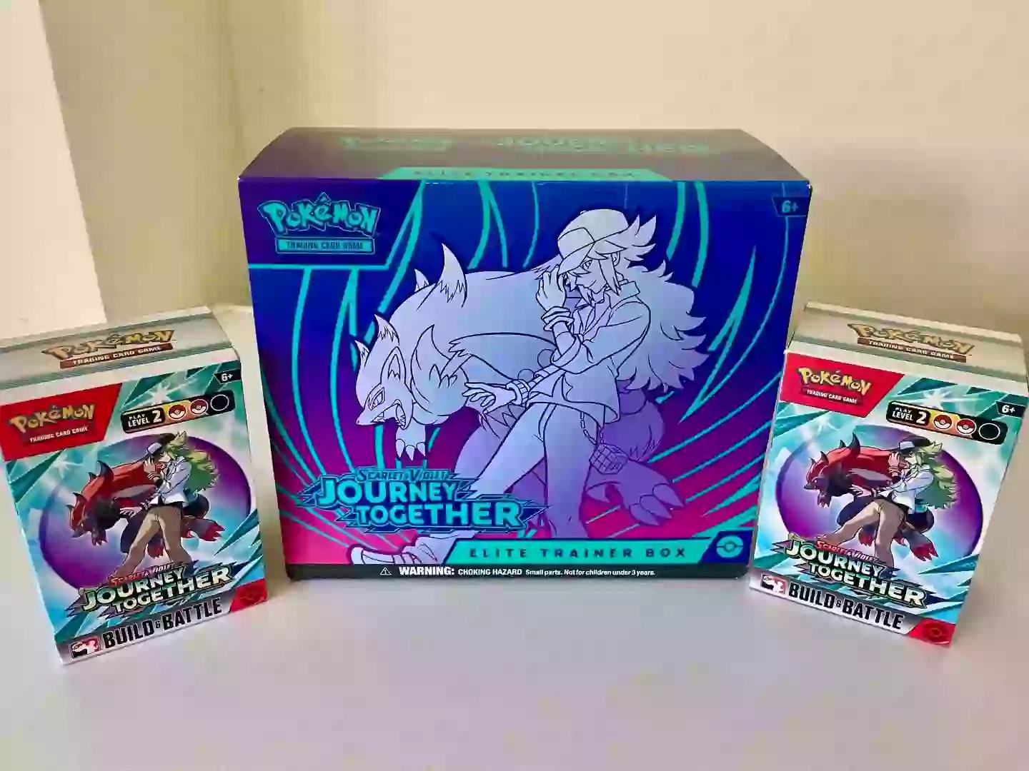 Pokemon TCG Journey Together boxes and set