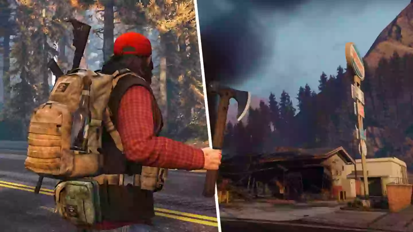 GTA 5 turns into Days Gone in zombie-filled free download