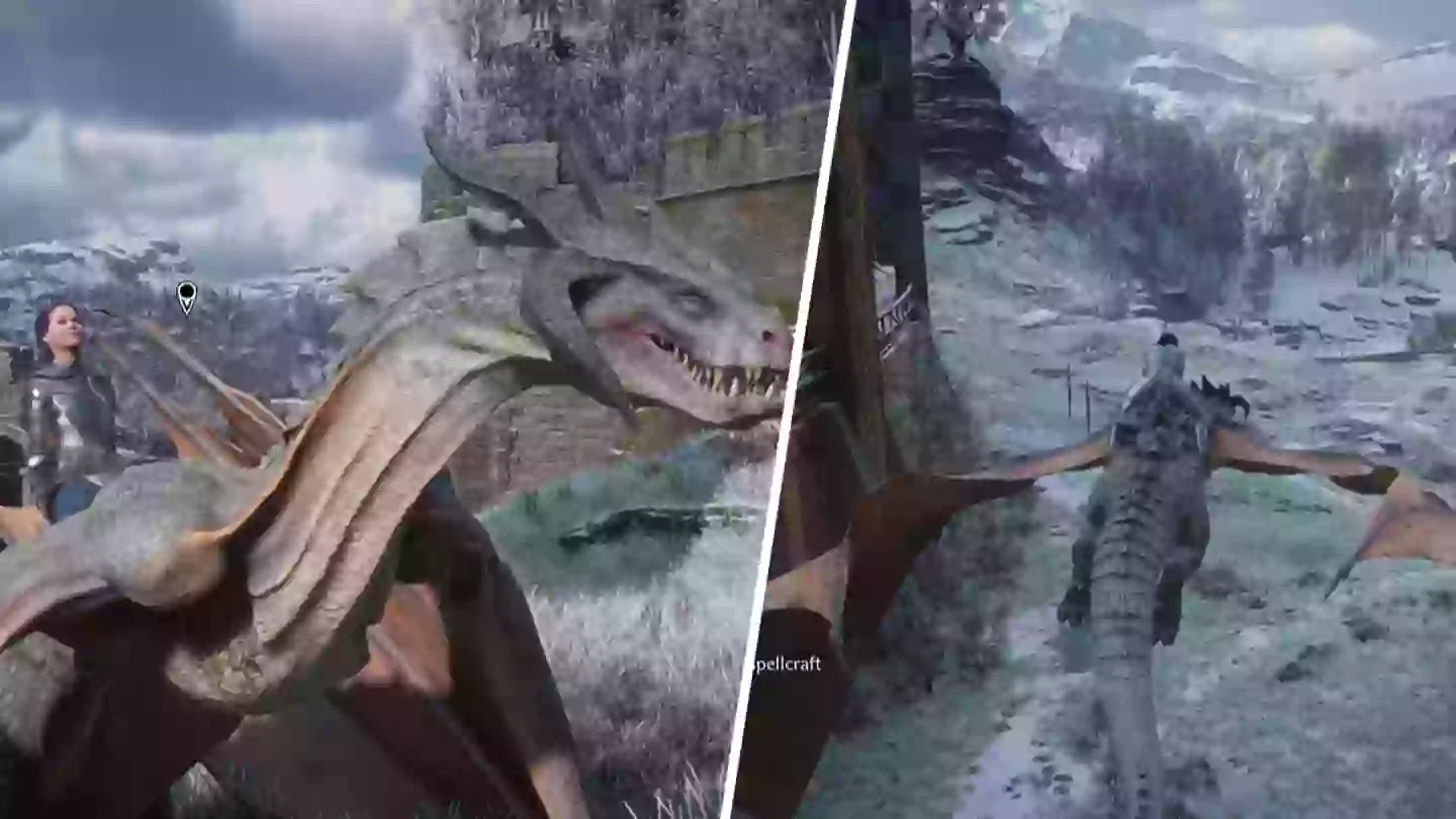 Hogwarts Legacy dragon mount makes the game 100 times cooler