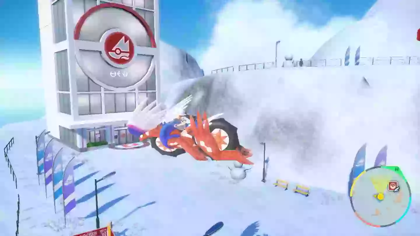 A gym in the snowy mountains