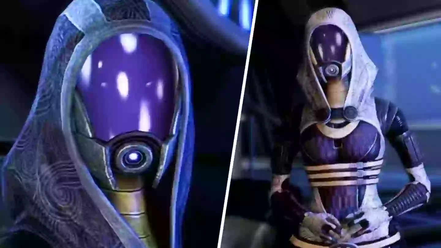 Mass Effect quietly showed us Tali without her helmet years ago