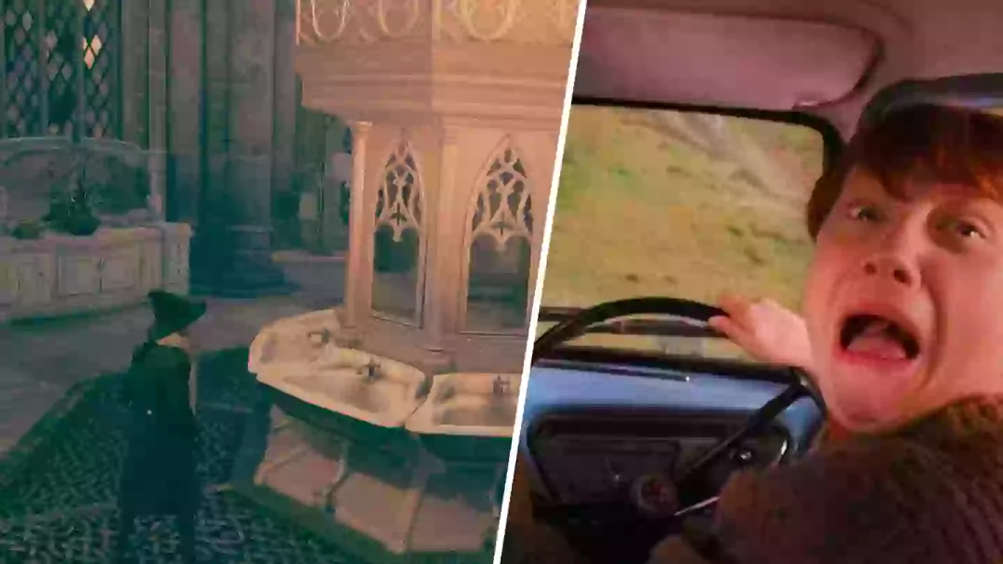 Hogwarts Legacy player finds gross secret in school bathrooms
