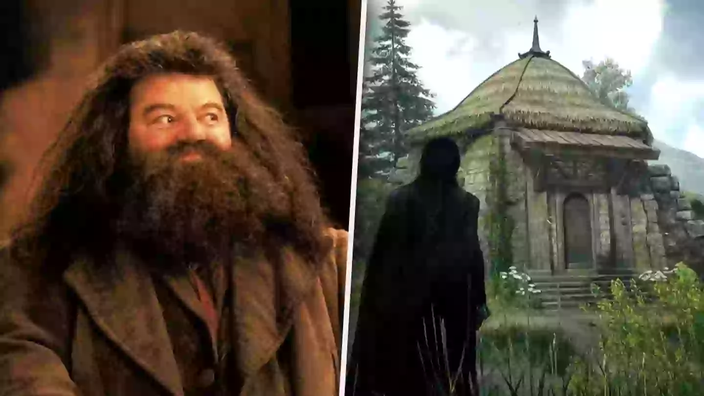 Hogwarts Legacy player finds tribute to late Hagrid actor Robbie Coltrane