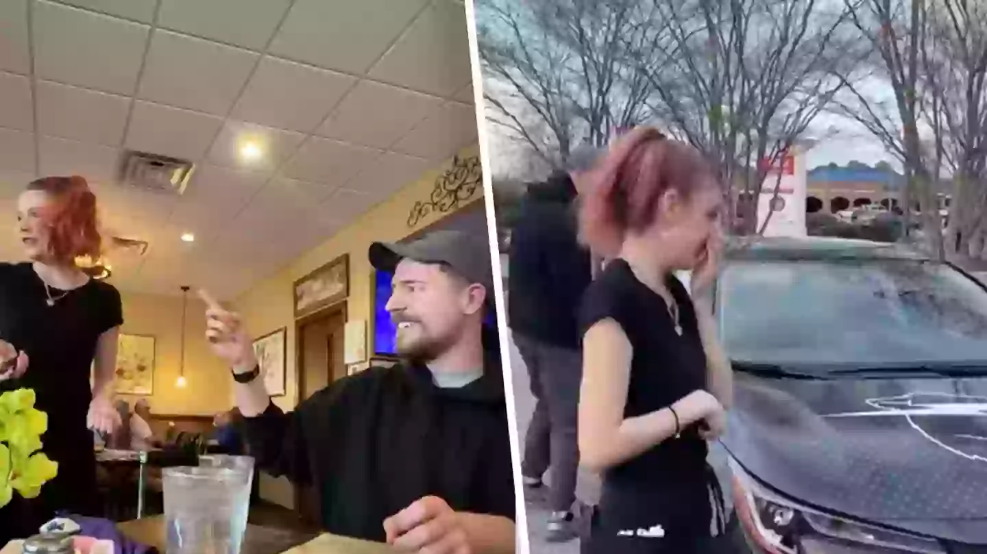 MrBeast under fire for giving a waitress a free car