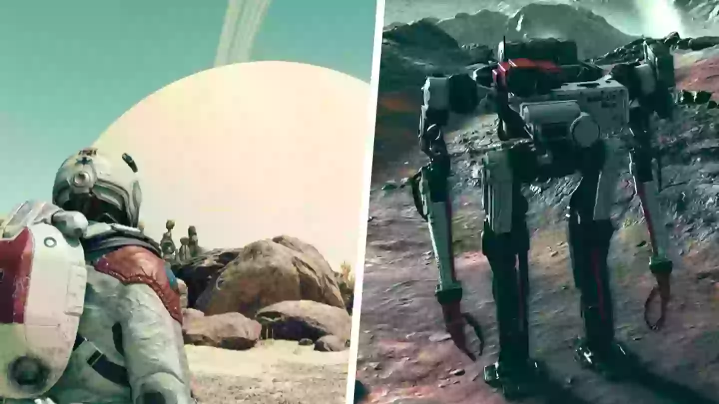 Looks like Starfield will let you pilot your own mech suit