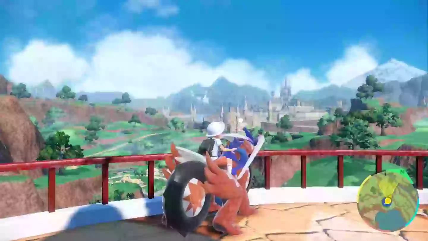 A view from early in the game