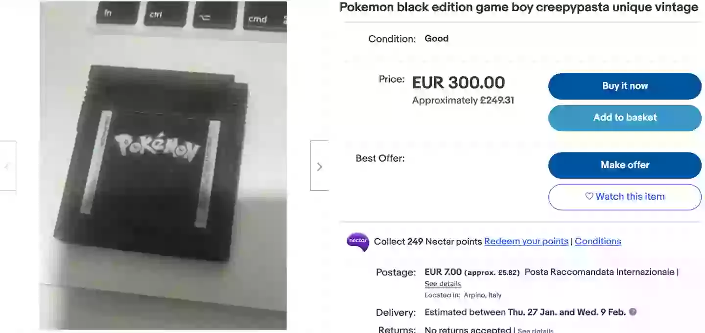 Ooh, a black and white printed label. That’s how you know it’s scary /