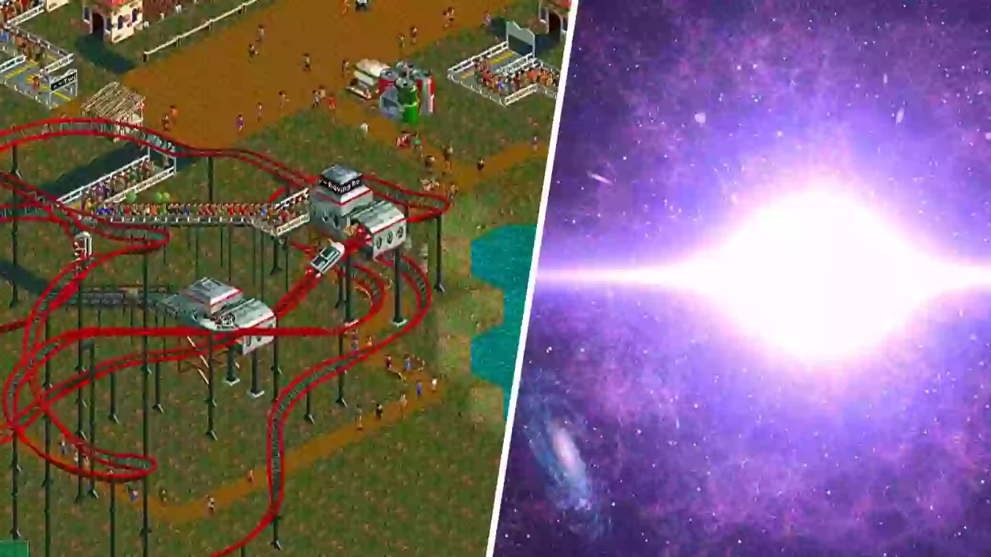Rollercoaster Tycoon 2 player builds track that will outlast the universe