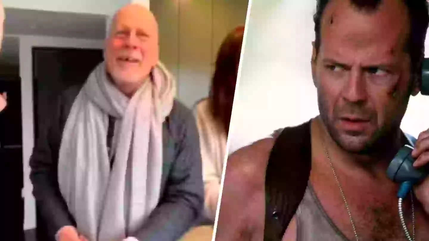 Bruce Willis speaks publicly for first time since dementia diagnosis at 68th birthday