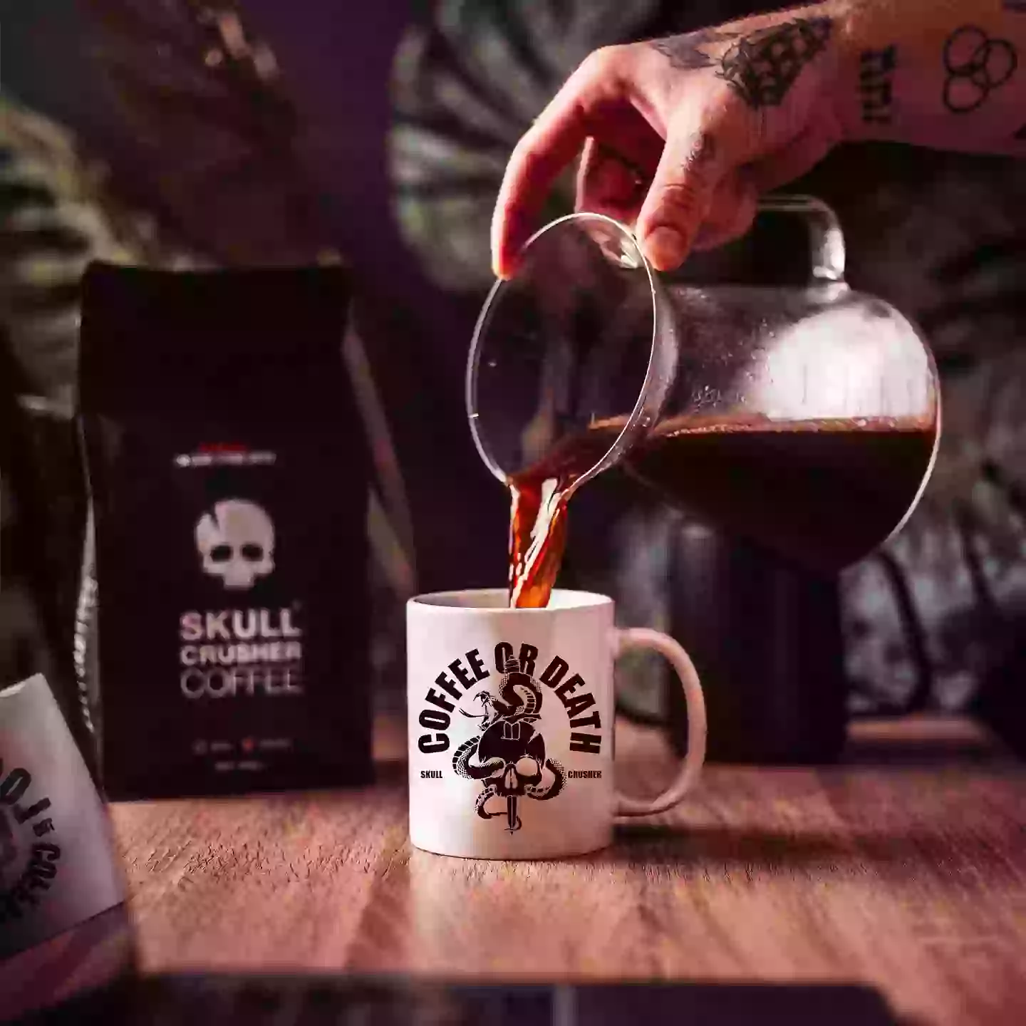 Join the Skull Crusher coffee club /