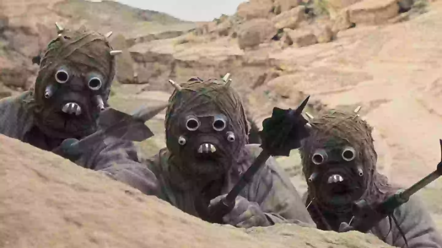 Star Wars fans scarred after seeing Tusken Raiders without their masks