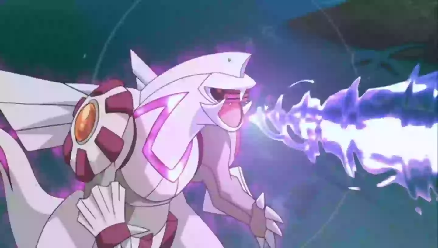 Palkia in the Pokémon anime. /
