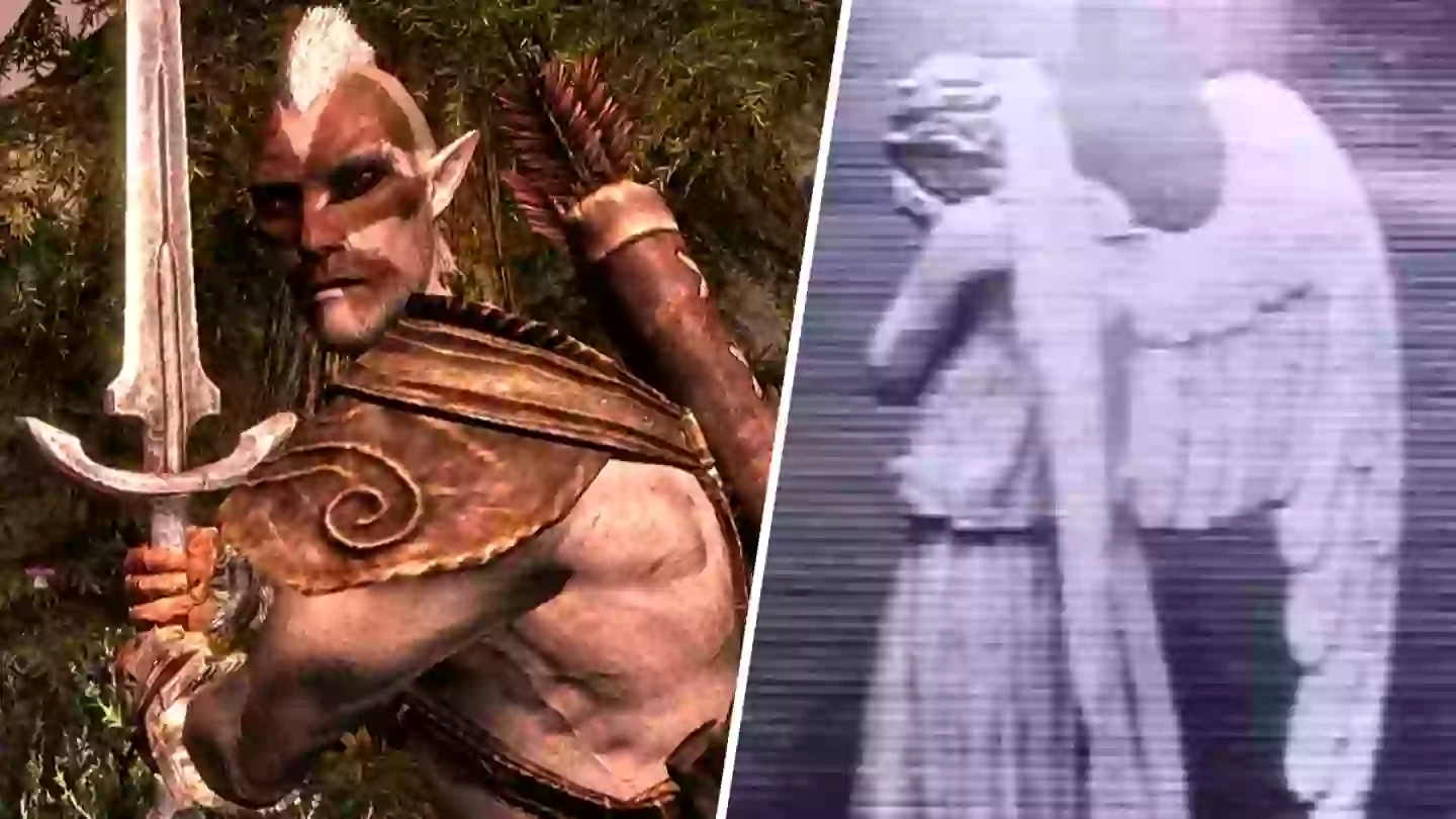 Terrifying Skyrim mod introduces Doctor Who’s Weeping Angels