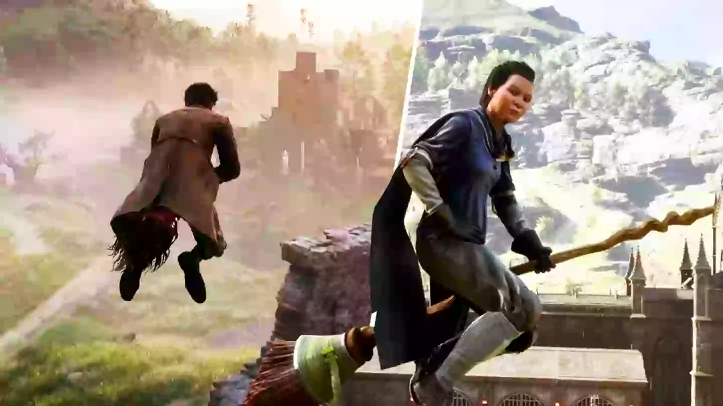 Hogwarts Legacy multiplayer broom races look amazing