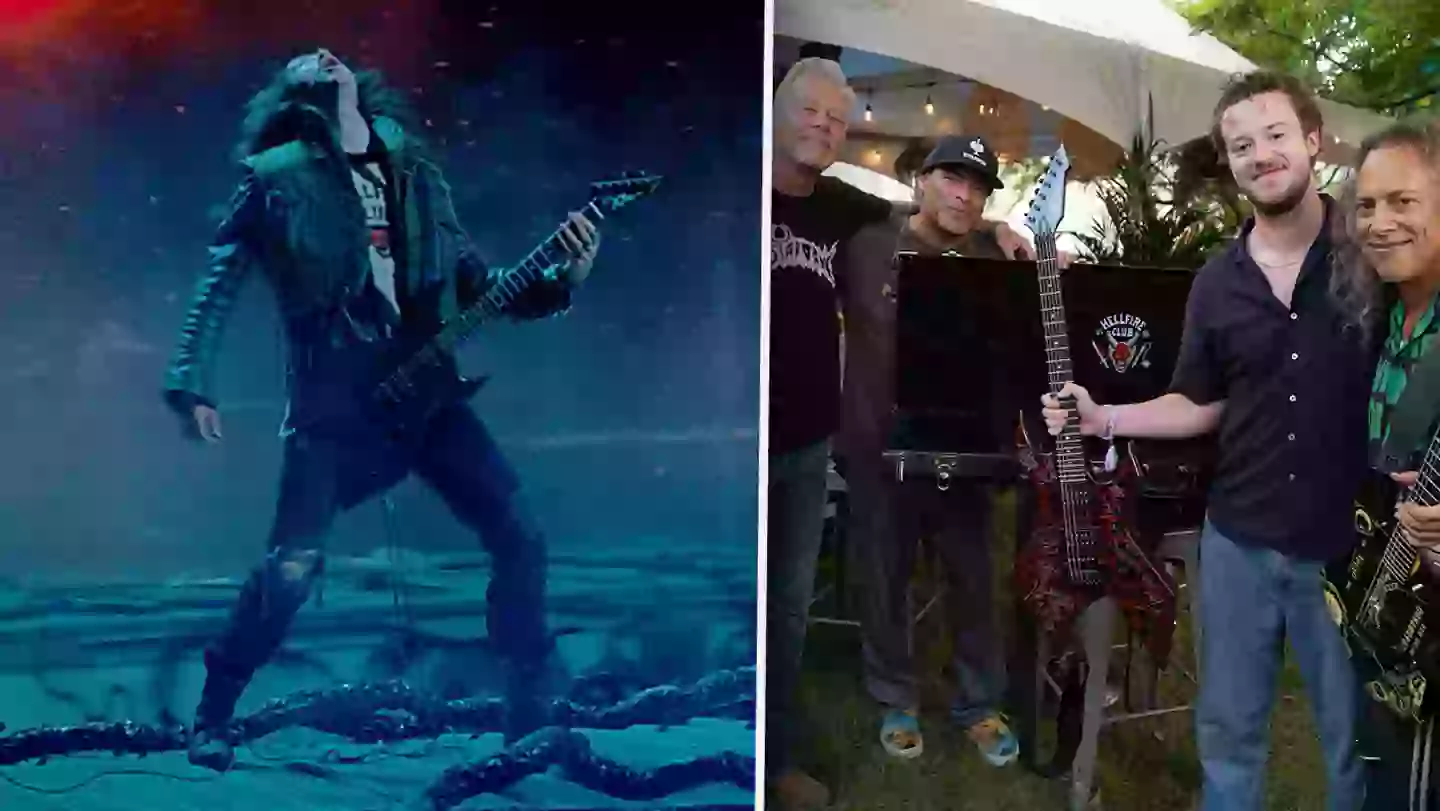 ‘Stranger Things’ Joe Quinn Jamming With Metallica Is Wholesome And Incredibly Metal