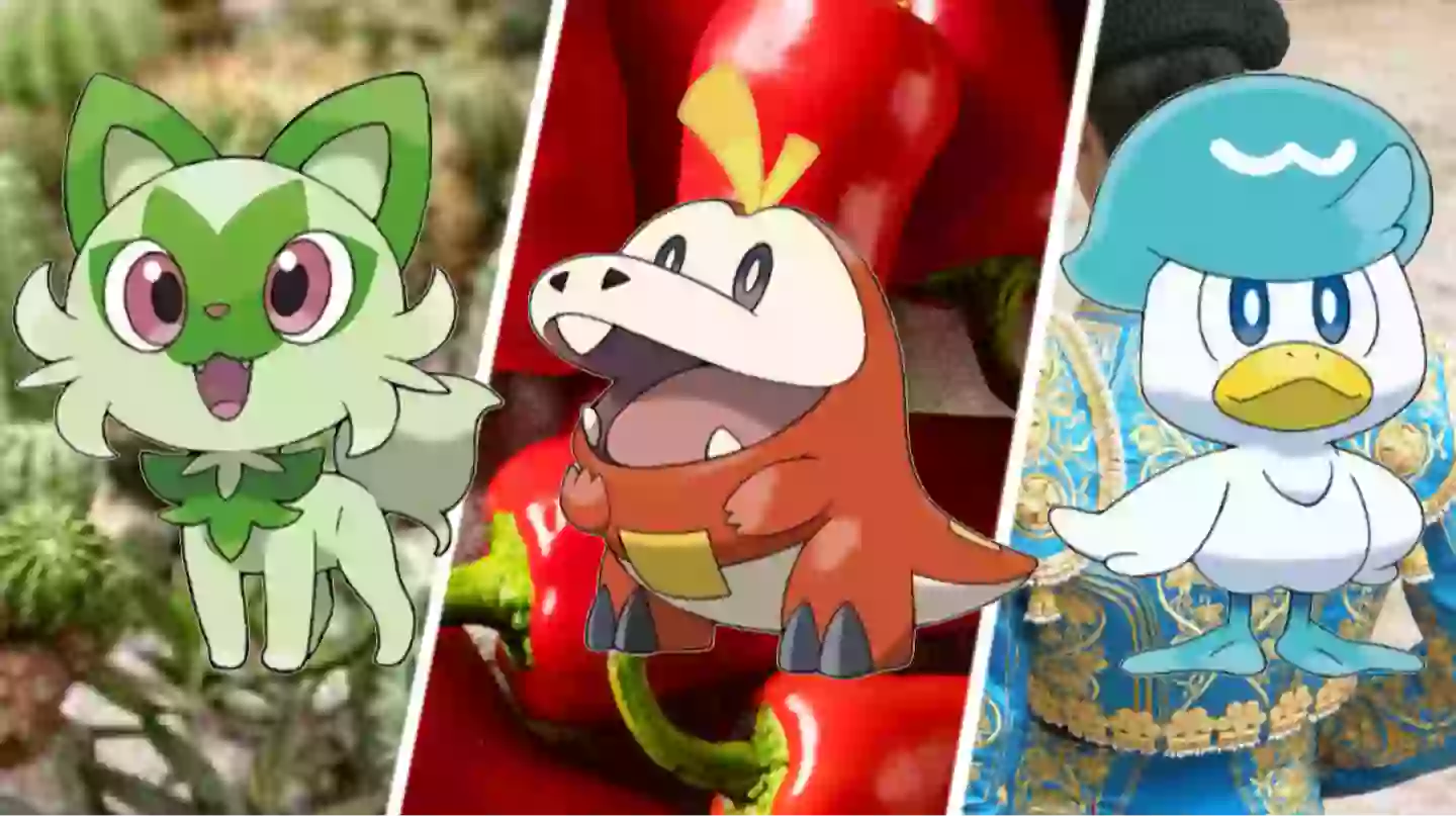 Meet The New Starters For ‘Pokémon Scarlet’ And ‘Violet’