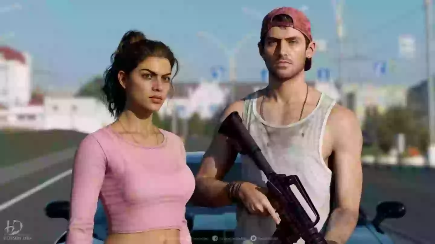 Artists renderding of GTA 6’s protagonists