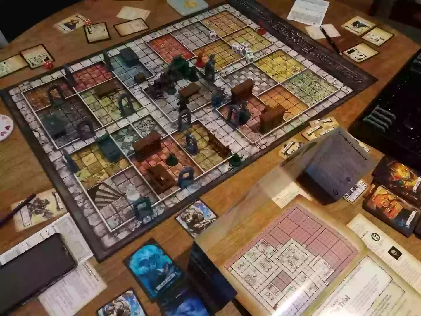 Playing the game’s first quest, ‘The Trial’ /