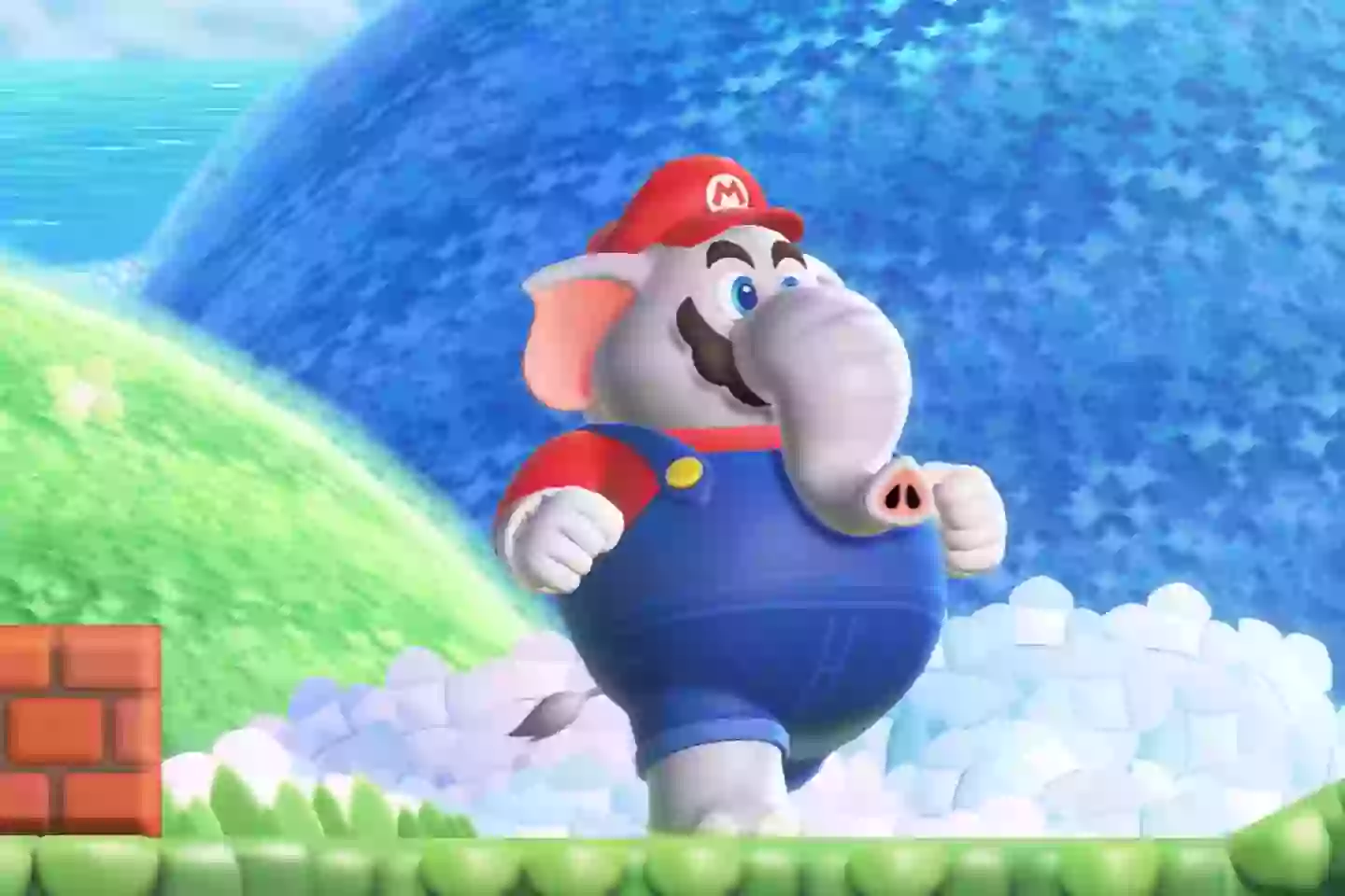 Elephant Mario from Super Mario Bros. Wonder. /