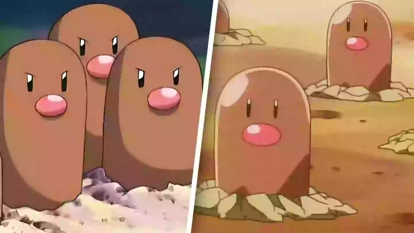 Pokémon fans divided over Diglett’s appearance underground