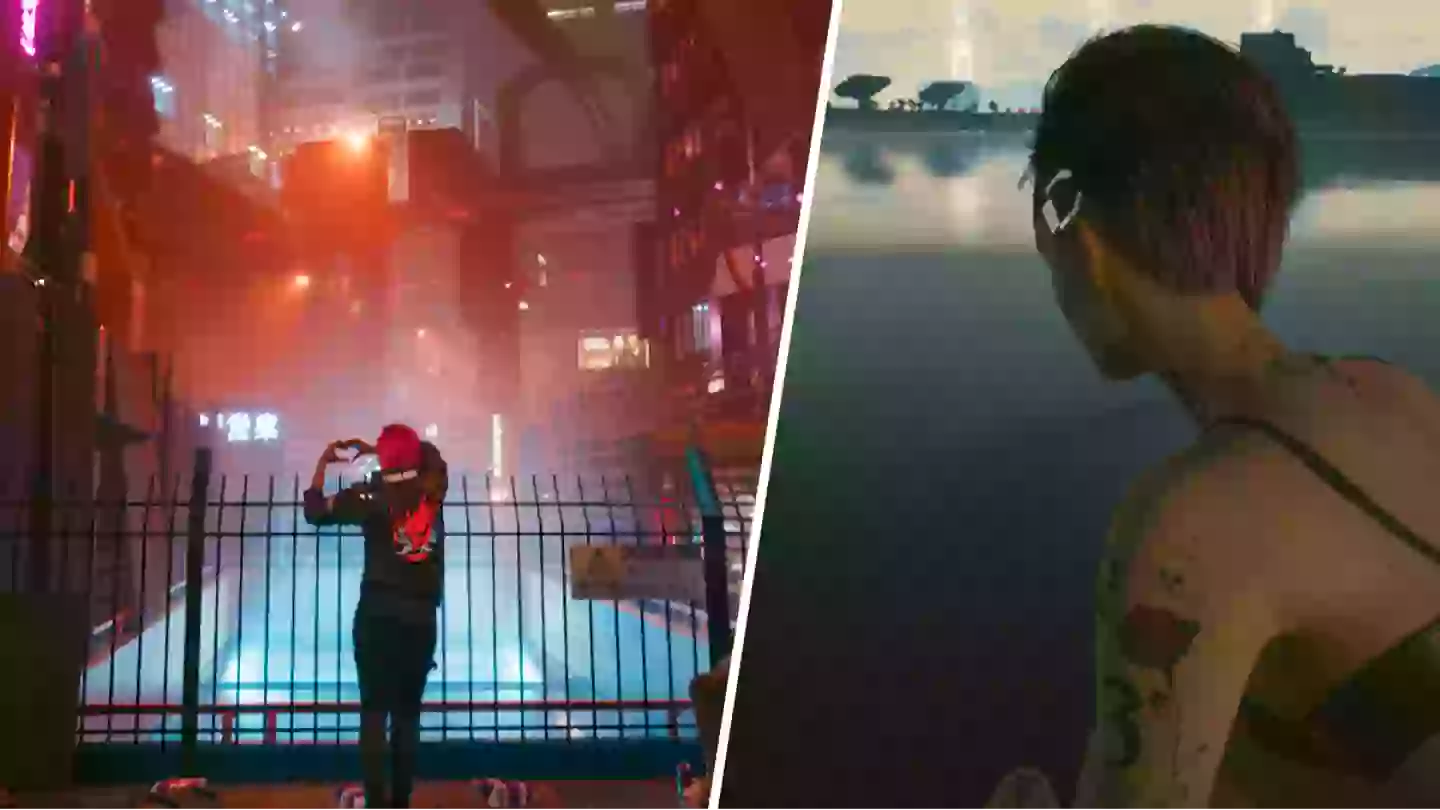 Cyberpunk 2077 player discovers new secret at the bottom of the ocean