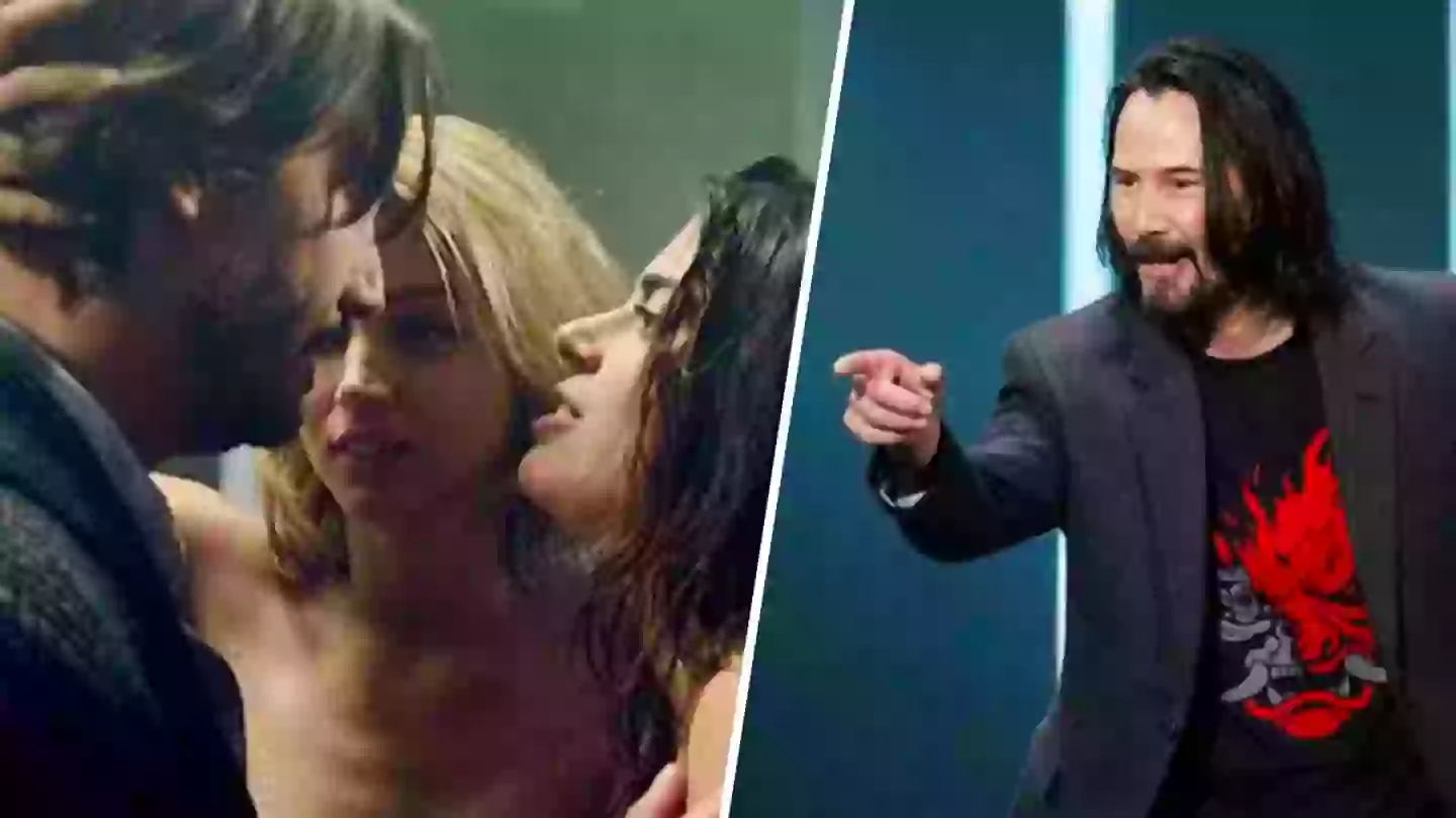 Keanu Reeves was made to film sex scene with director’s wife