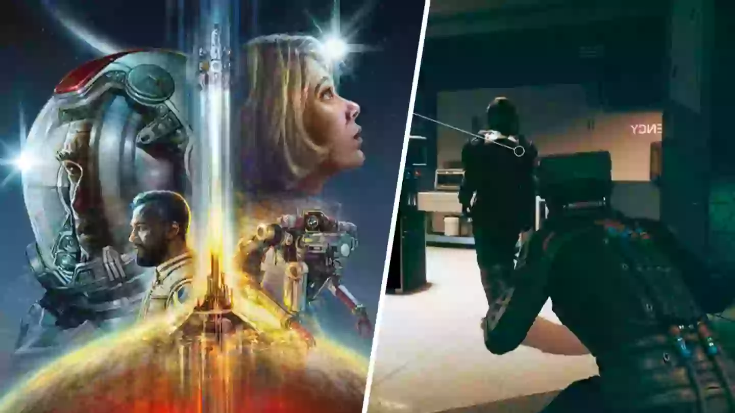 Starfield features real-time pickpocketing, and it looks tense af