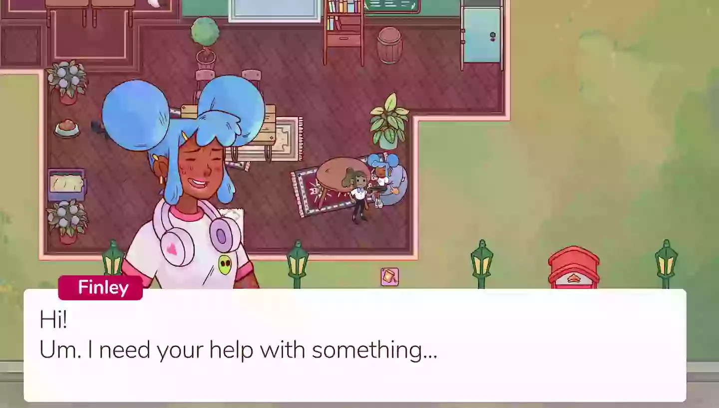 Your regular customers are super charming, and have some great dialogue. /