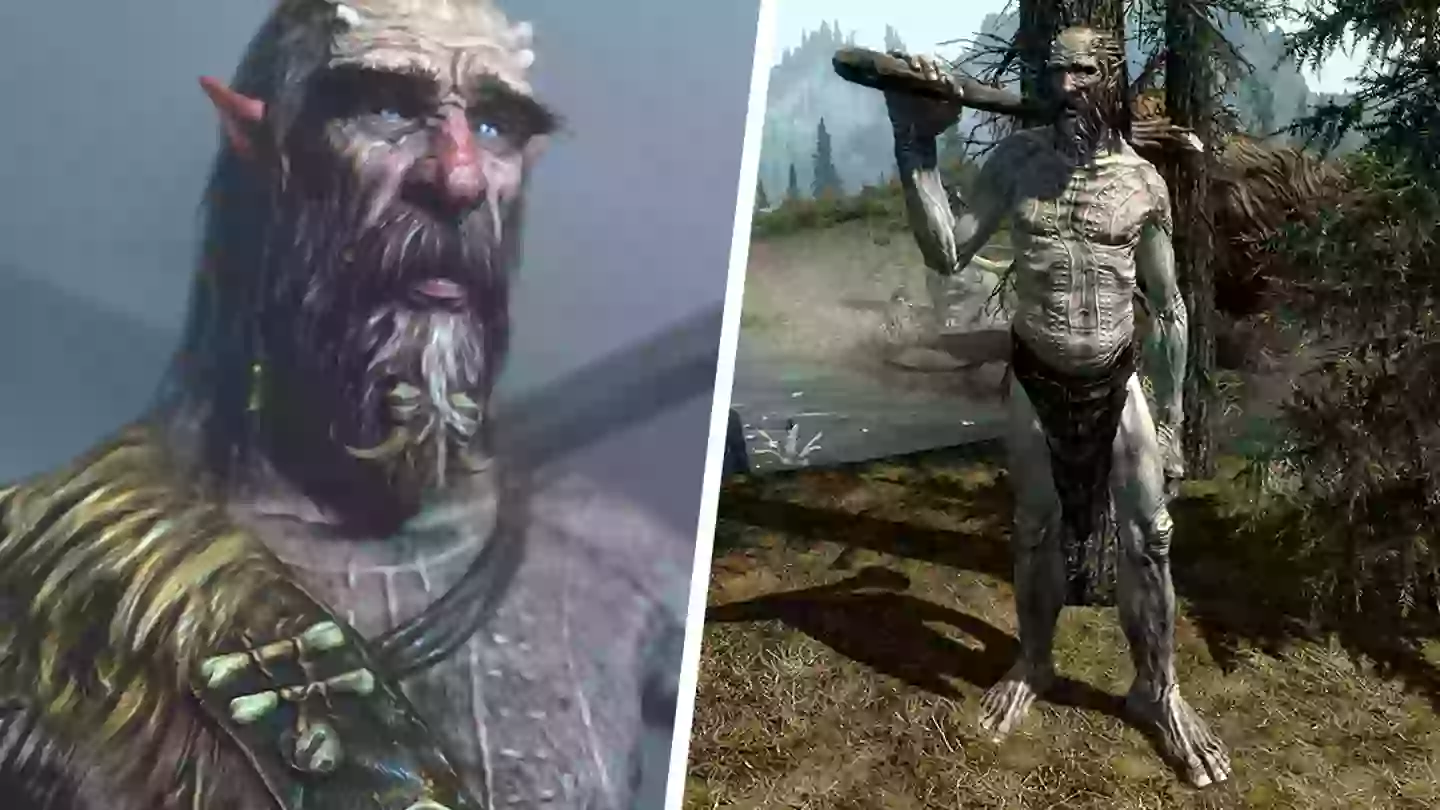 Skyrim’s giants are modelled after the creator’s dad