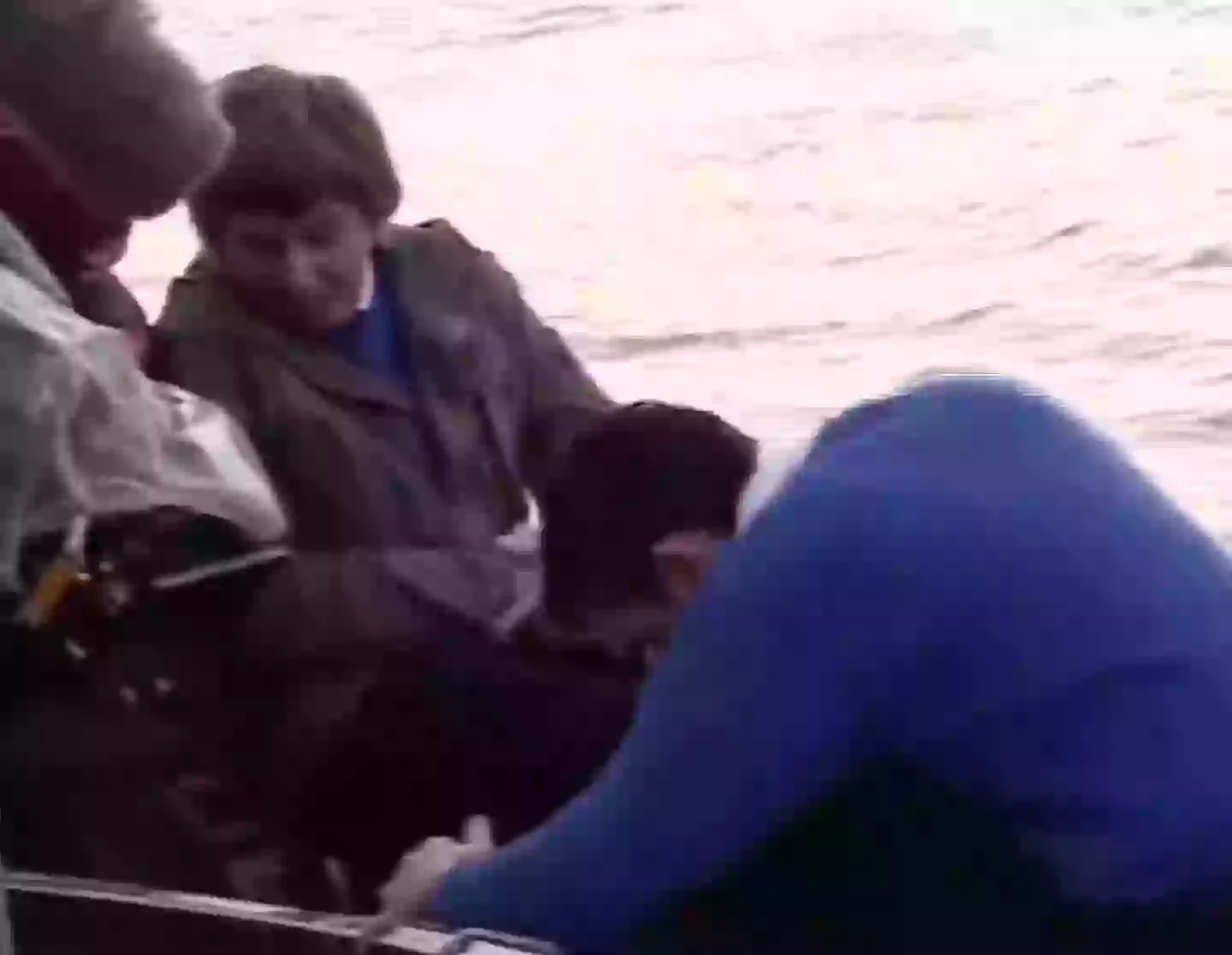 Neil bludgeons the fish, much to Jay's horror.