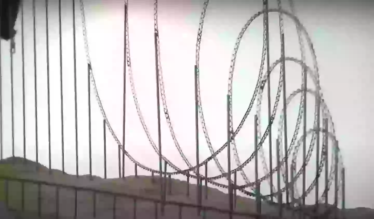 A close up of the model coaster (YouTube / Science Gallery Dublin)