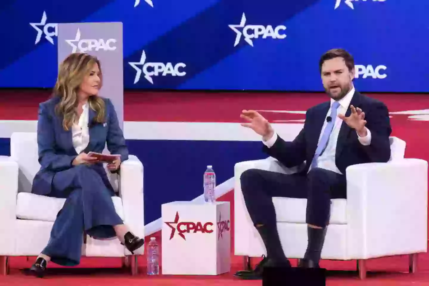 Maybe he shrunk them in the wash? (Alex Wong/Getty Images)