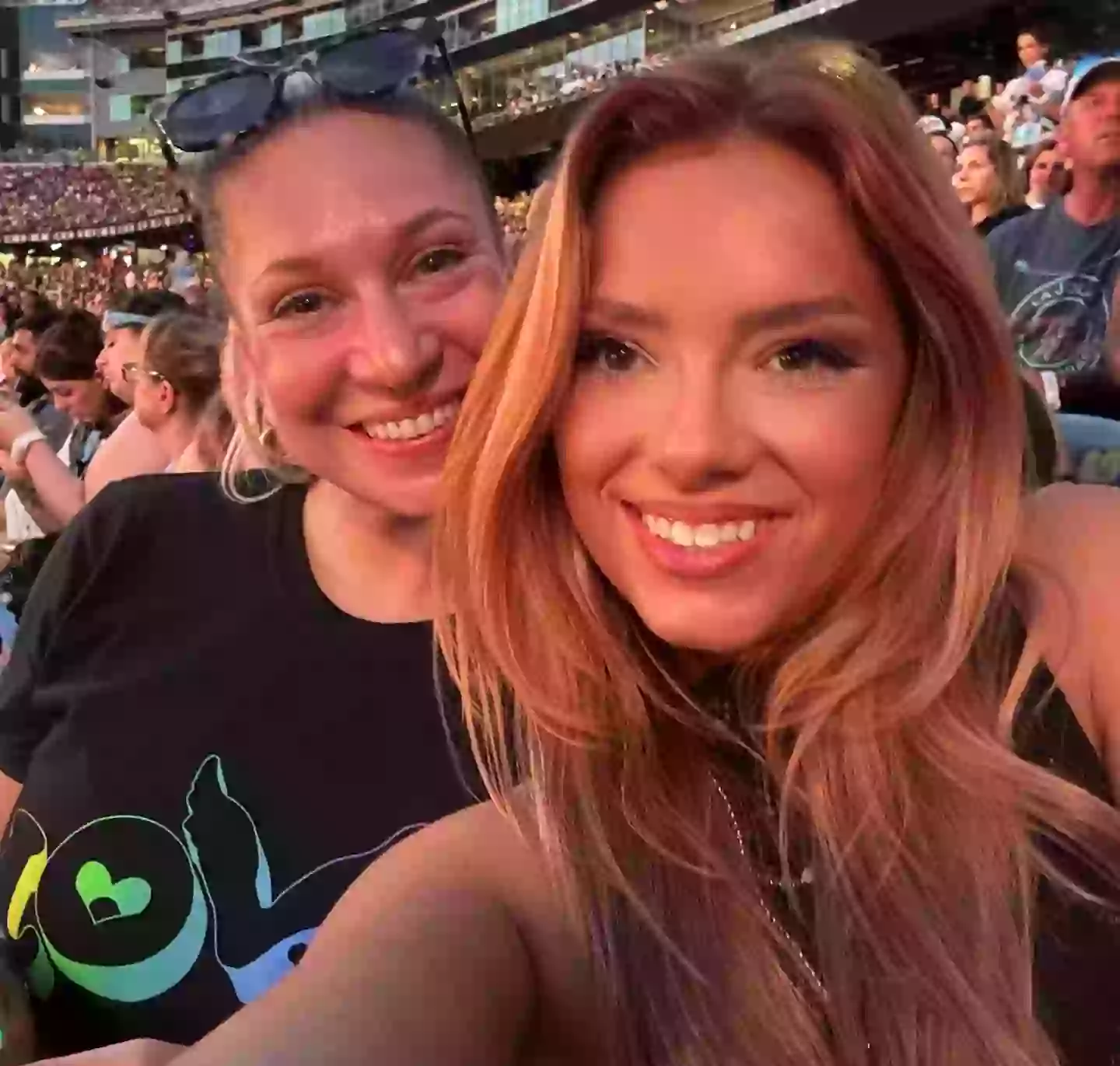 Grace was enjoying the Coldplay gig when she captured the moment (Grace Springer)